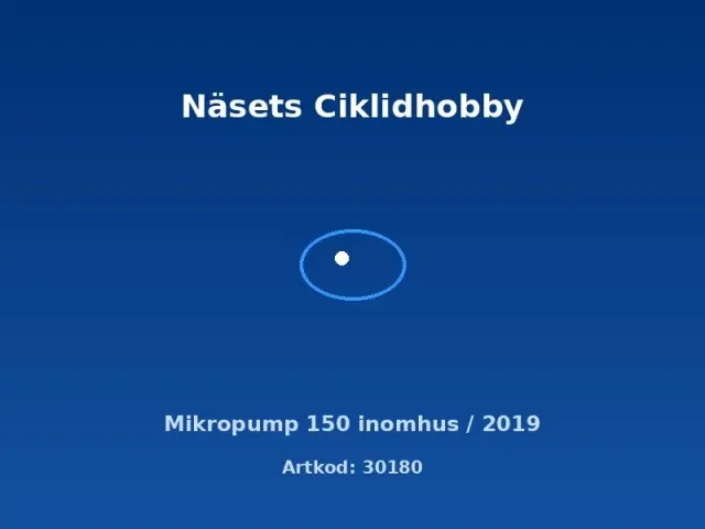Mikropump 150 inomhuspump 2019 för fontän tyst