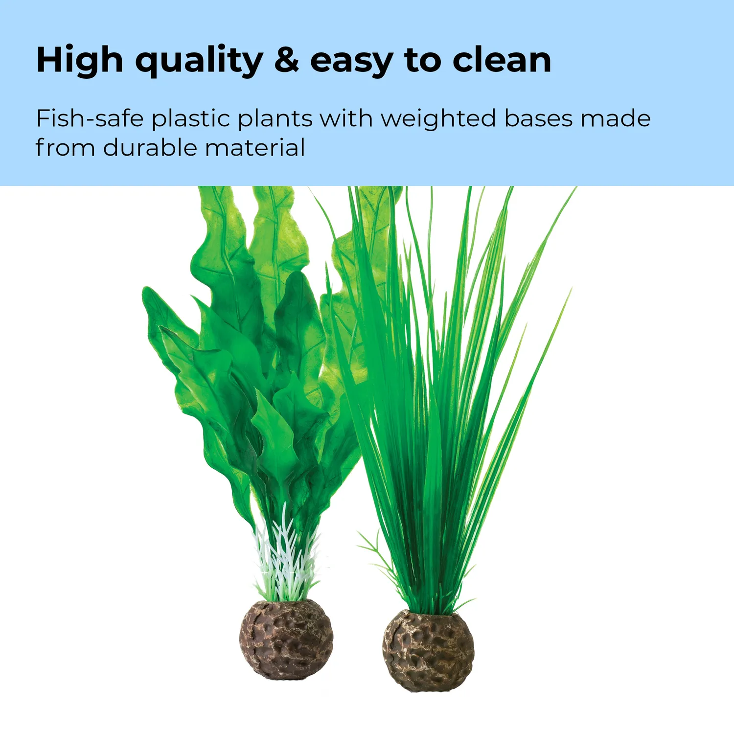 biOrb Small Green Plant Set akvarieväxter grön 2-pack