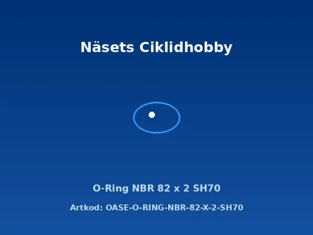 Oase O-Ring NBR 82 x 2 SH70 packning original