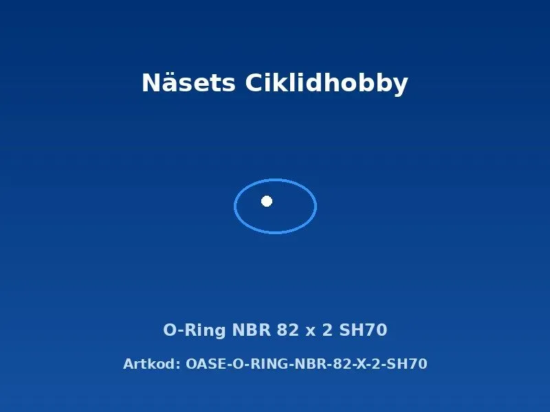 Oase O-Ring NBR 82 x 2 SH70 packning original