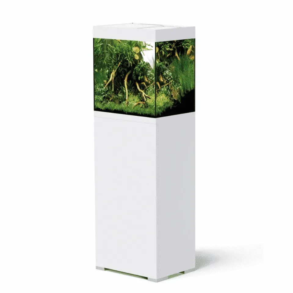 StyleLine 85 white akvarieset 85 liter med underskåp