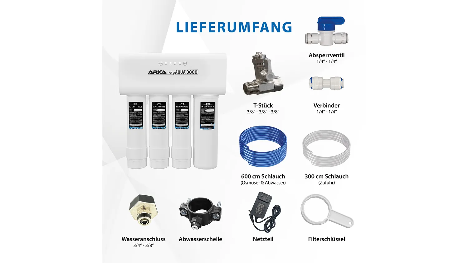 ARKA myAQUA 3800 osmosanläggning 3800 L/dygn