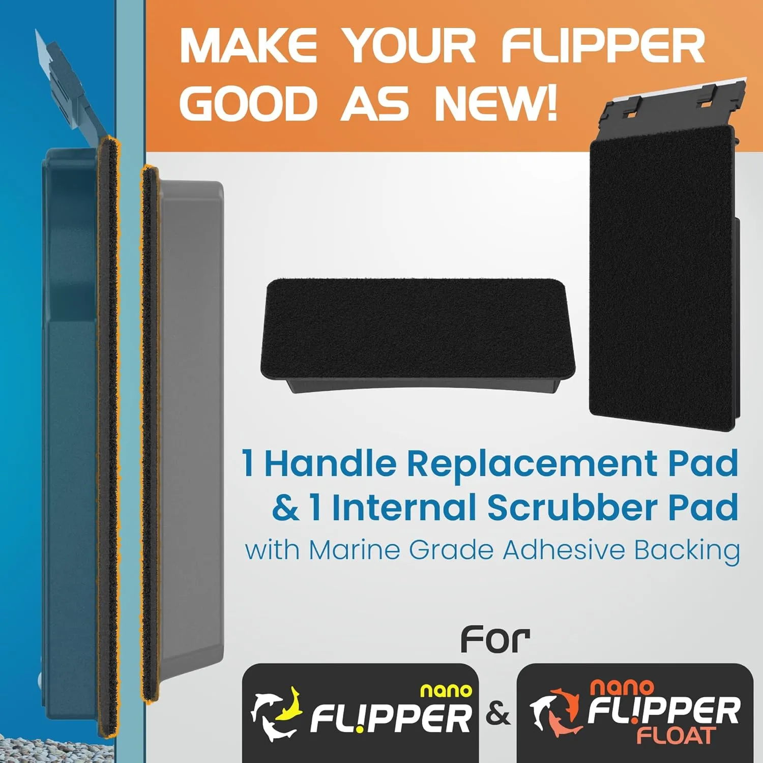 DeepSee Flipper Nano underhållskit reservdelar 2-delar
