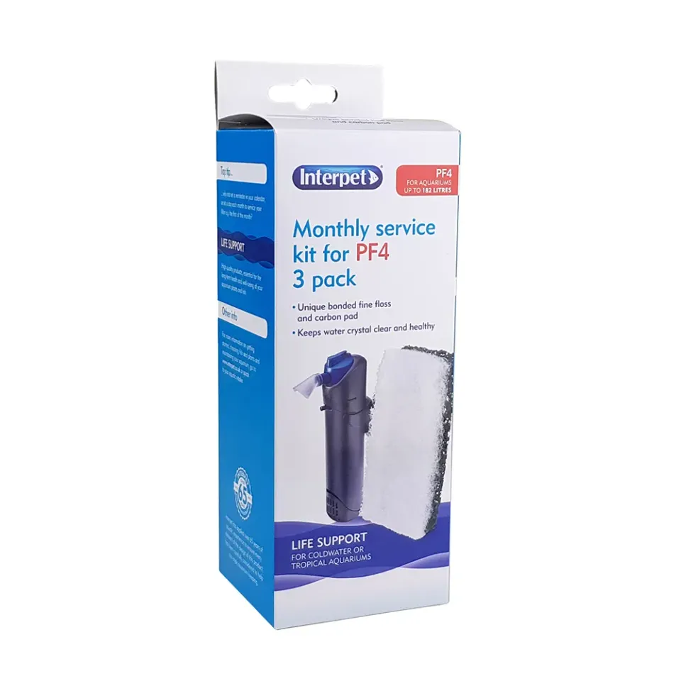 Interpet PF4 Floss Carbon filtervadd 3-pack kol