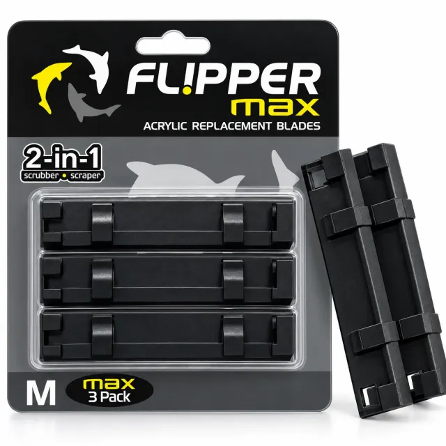 DeepSee Flipper Max ABS reservblad för akryl 3-pack