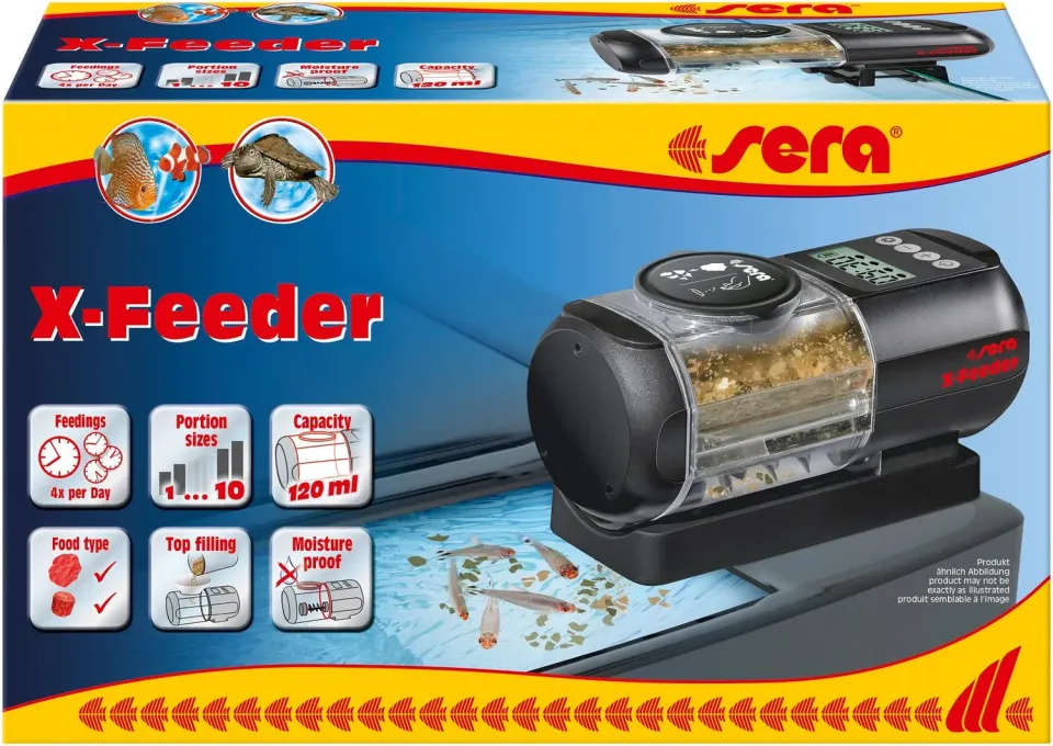 Sera X-Feeder foderautomat för akvarium och damm