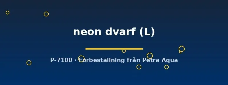 Näsets Ciklidhobby Colisa lalia Neon Dvärggurami L