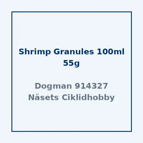 Sera Shrimp Granules räkfoder 100 ml 55 g sjunkande