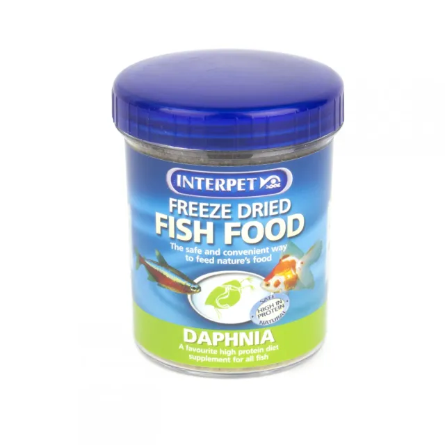 Interpet frystorkat fiskfoder Daphnia vattenloppor 35 g