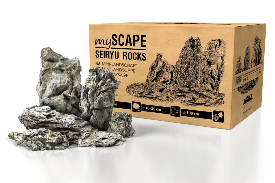 Garnelen TV ARKA myScape Rocks Seiryu sten 5 kg grå