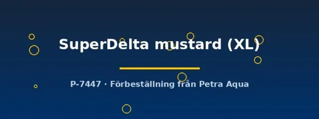 Näsets Betta kampfisk par superdelta mustard XL
