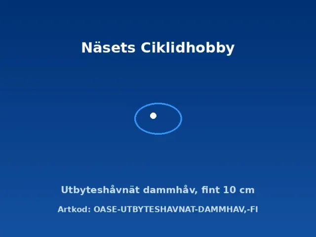 Oase Utbyteshåvnät dammhåv fint 10 cm reservnät