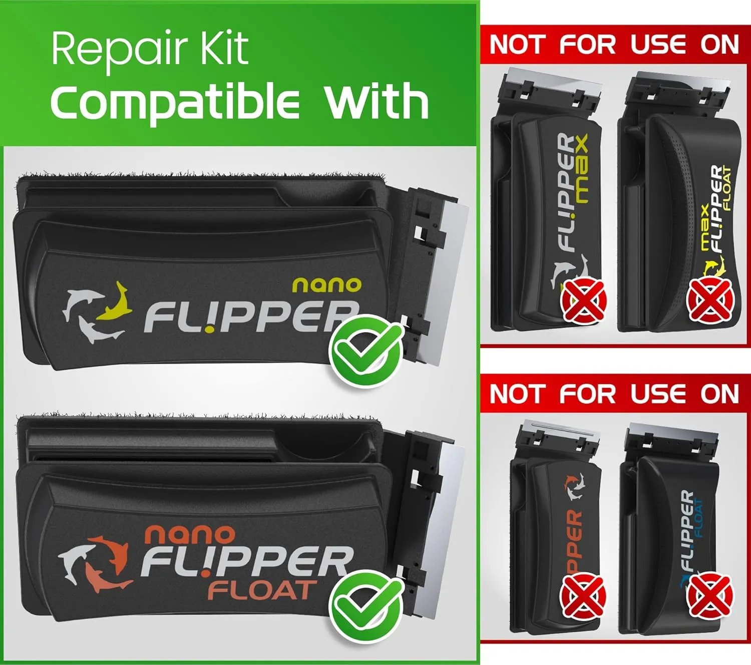 DeepSee Flipper Nano underhållskit reservdelar 2-delar