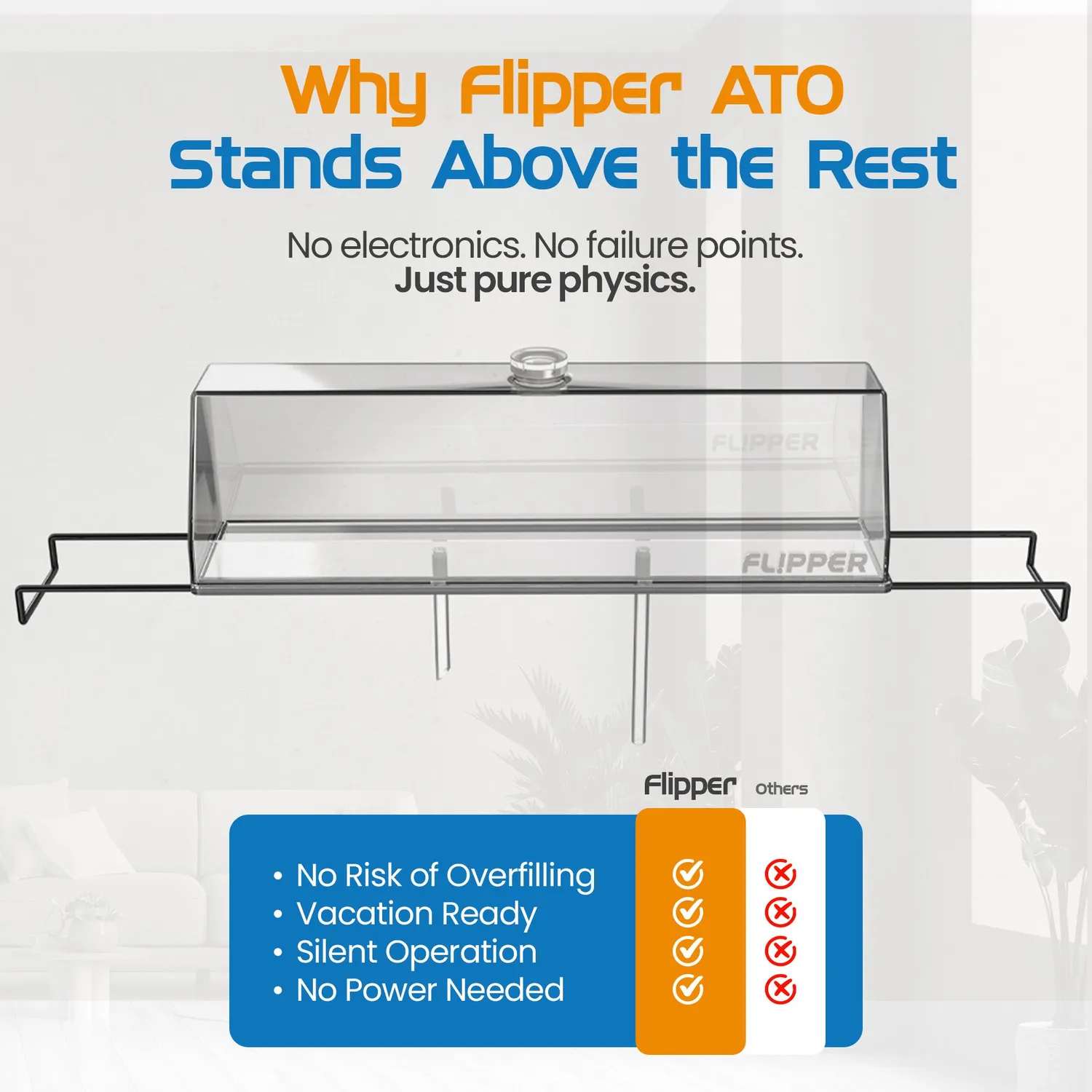 DeepSee Flipper ATO-behållare 2,1 liter