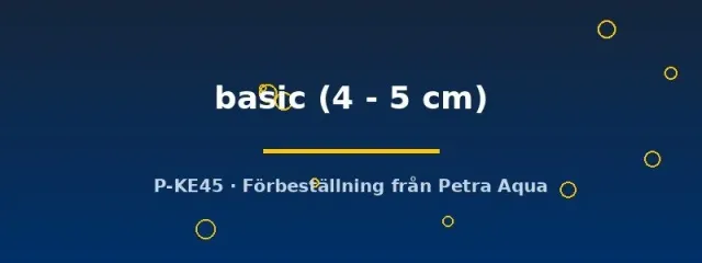 Hypancistrus L236 basic L-mal 4–5 cm vit-svart