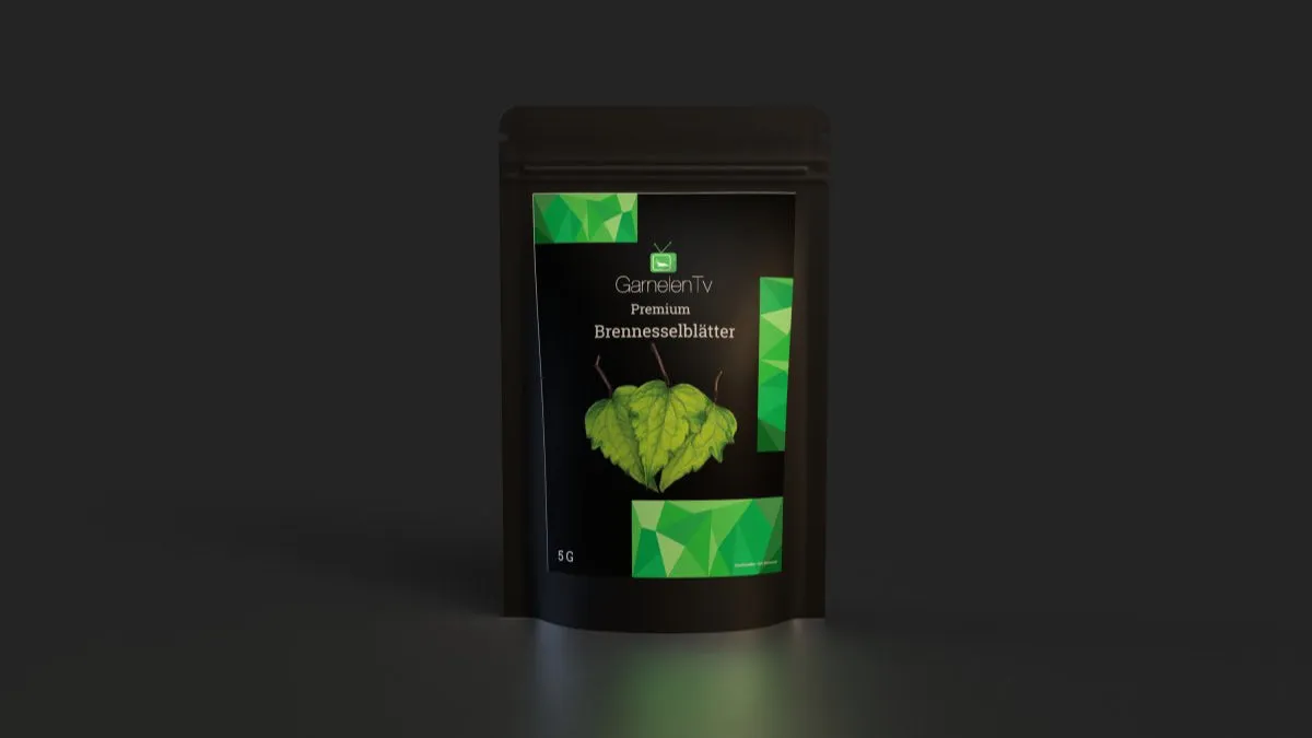 GarnelenTv Premium brännässelblad räkfoder naturligt