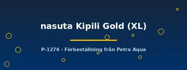 Näsets Ophthalmotilapia nasuta akvariefisk XL Kipili Gold