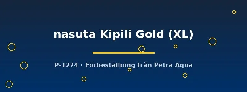 Näsets Ophthalmotilapia nasuta akvariefisk XL Kipili Gold