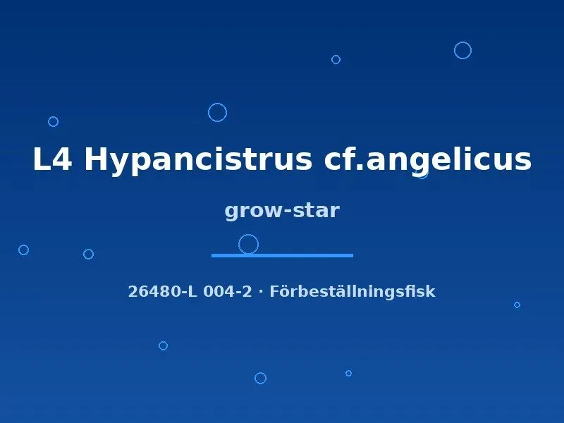 Näsets Ciklidhobby Grow-Star L4 mal 5–7 cm prickig