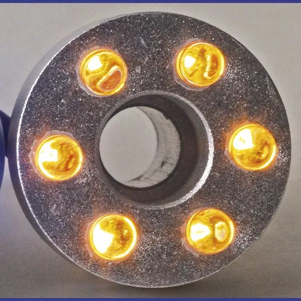 Näsets Ciklidhobby LED-ring 6 dioder gul 12V trafo