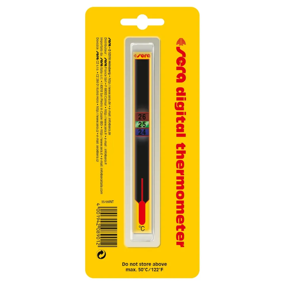 Sera Termometer Strips akvarietermometer självhäftande