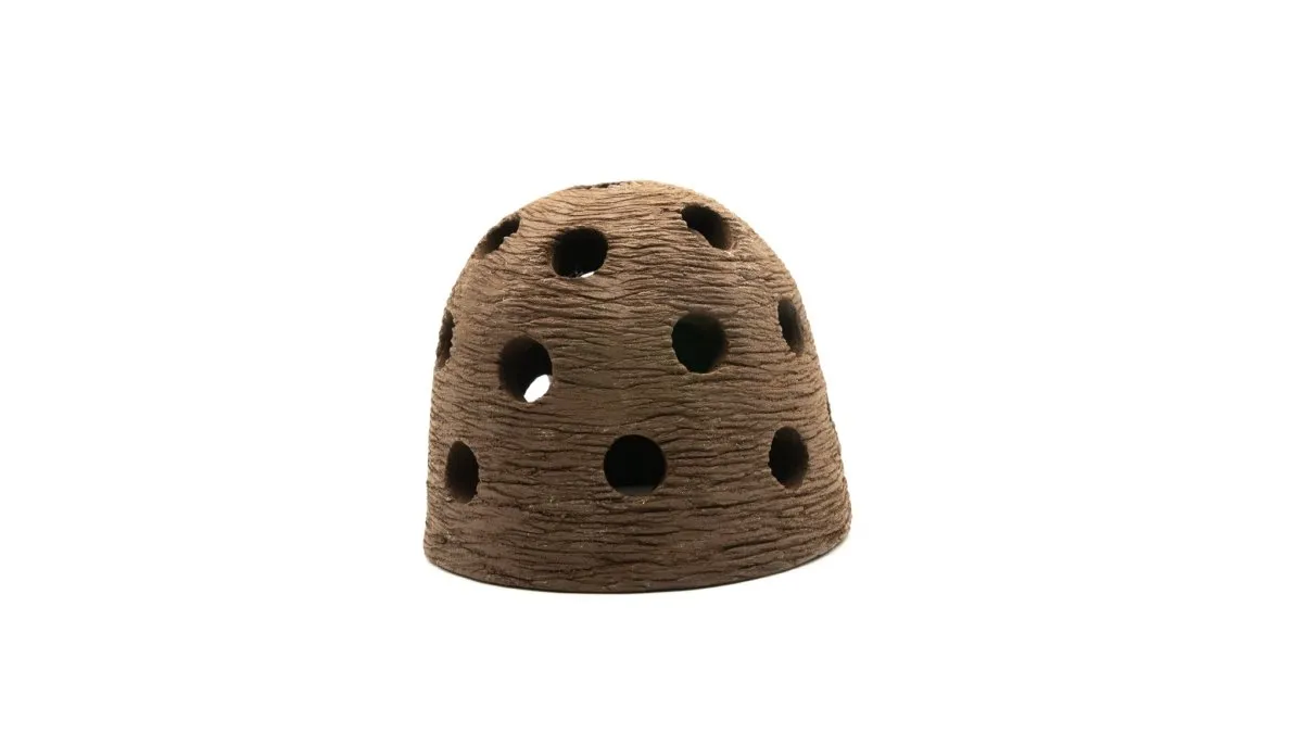 Garnelen TV Räkigloo akvarieinredning svart/brun 6,5 cm