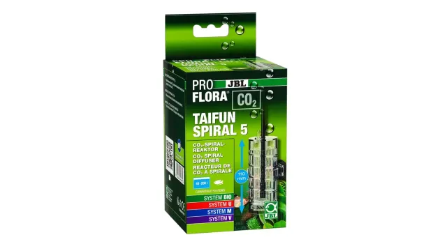 JBL ProFlora CO2 Taifun Spiral 5 CO2-reaktor 40–200 l