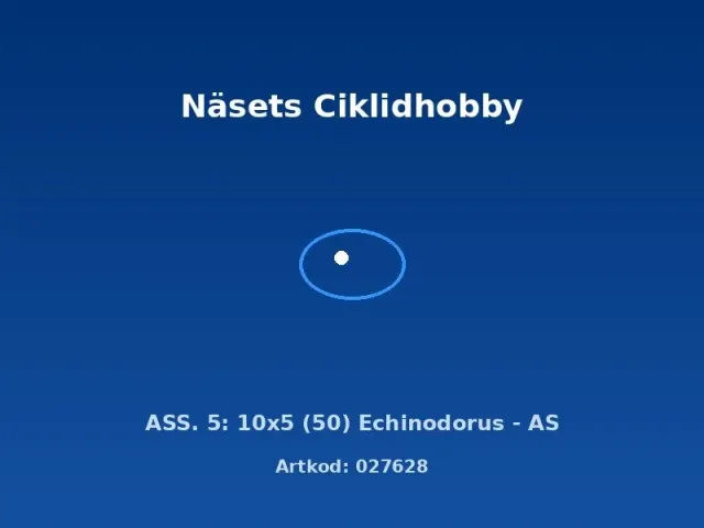 Näsets Ciklidhobby Echinodorus akvarieväxt 50-pack ASS.5