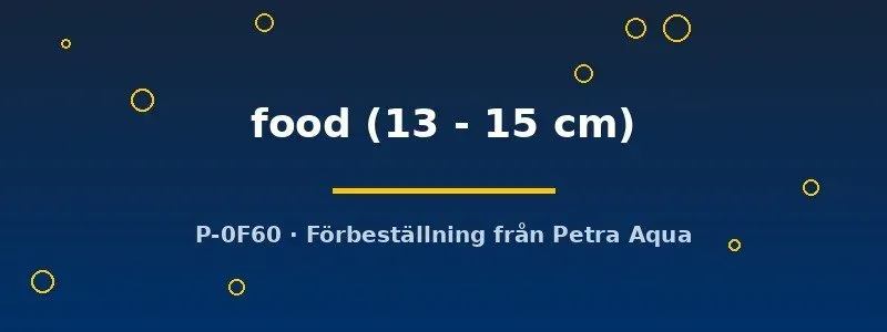 Näsets Ciklidhobby Live Fish Food foderfisk 13-15 cm