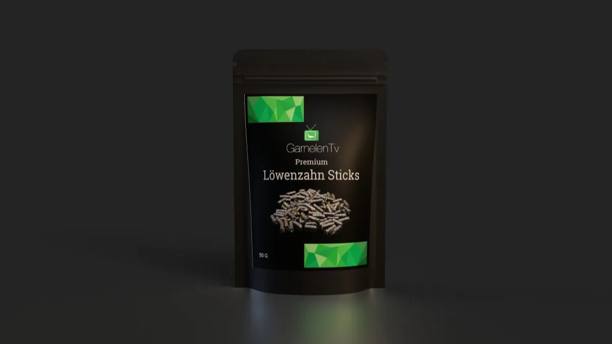 Garnelen TV Premium maskros sticks räkfoder 50 g