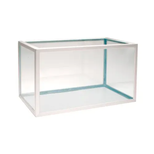 Akvarievalvet Ocean 105L akvarium vit aluminiumram