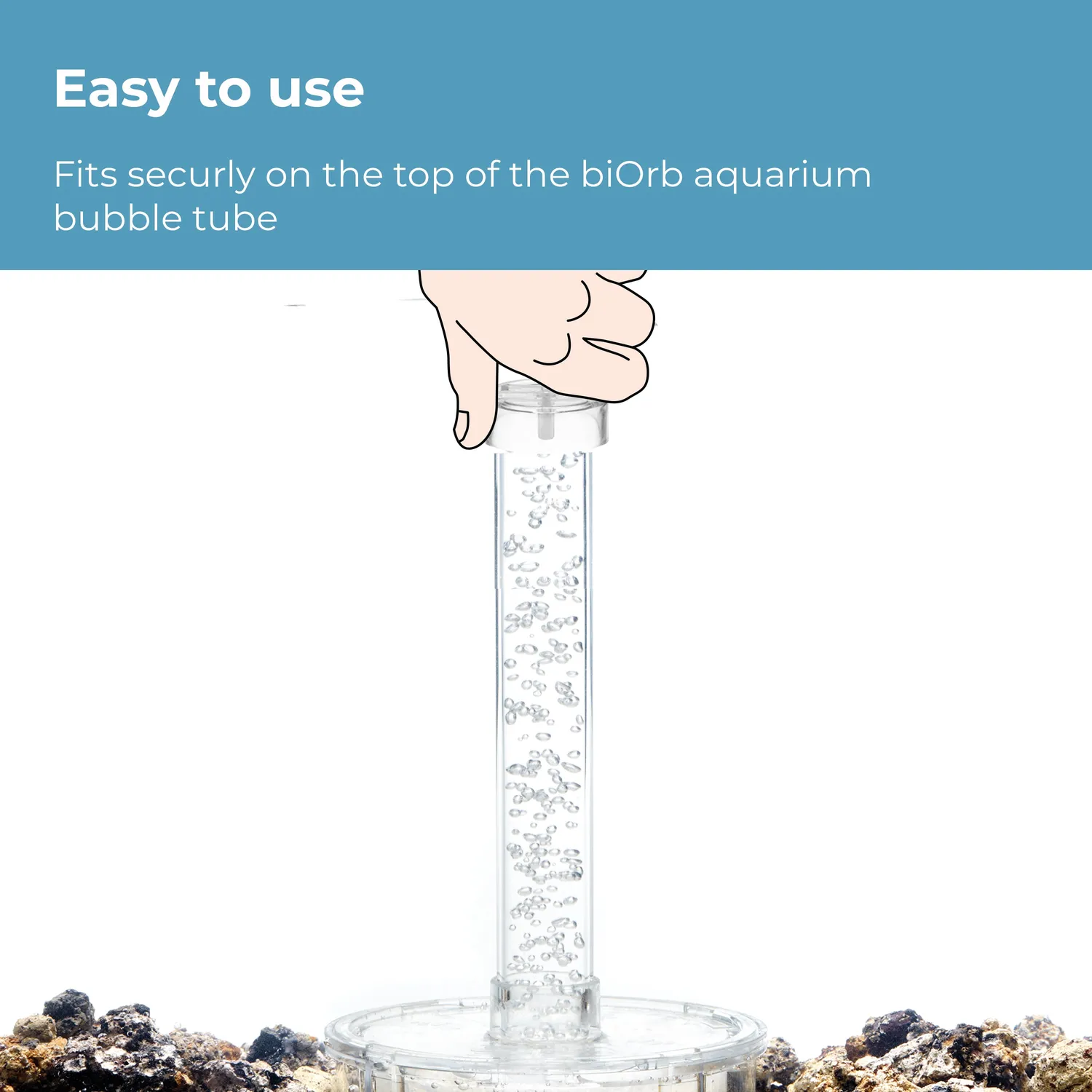 biOrb Bubble Tube Guard bubbelrörsskydd transparent