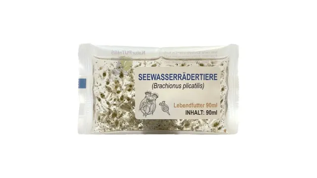 Garnelen TV Hjuldjur levandefoder 90 ml saltvatten