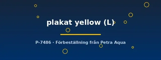 Näsets Ciklidhobby Betta plakat yellow L kampfisk par gul