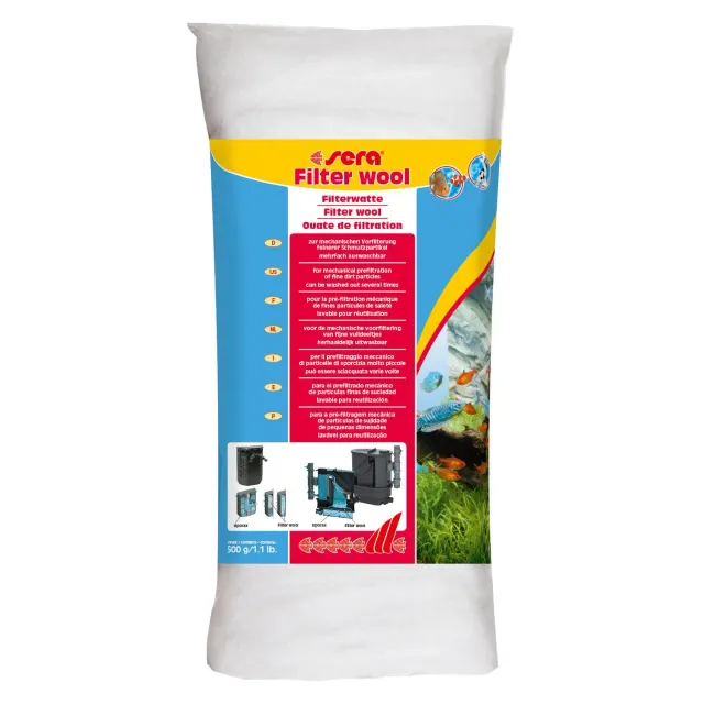 Sera Filtervadd filtermaterial 500 g finfiltrering