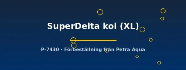 Näsets Ciklidhobby Betta SuperDelta koi kampfiskhona XL