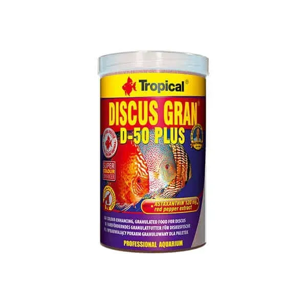 Akvarievalvet D-50 Plus discusfoder granulat 1000ml