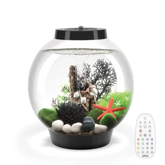 biOrb CLASSIC 15 akvarium 15 liter svart MCR-ljus