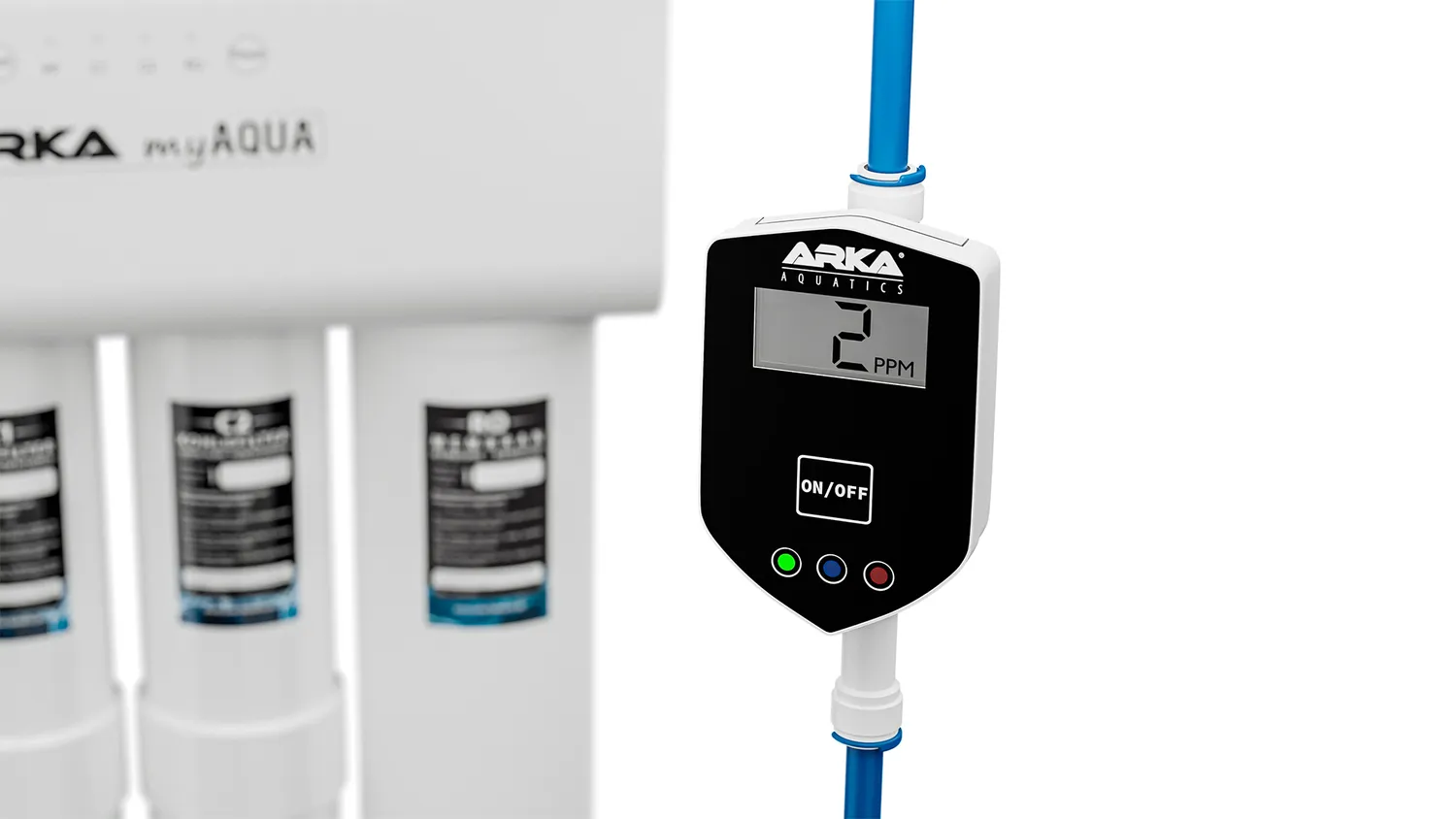 ARKA myAQUA Inline TDS-mätare osmosvatten kontinuerlig