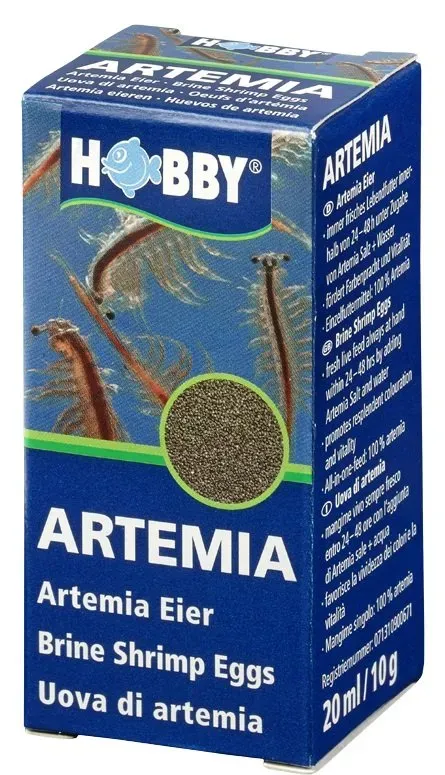 Hobby Artemiaägg yngelfoder akvariefisk 20 ml kläckfärdiga