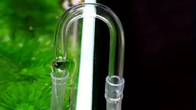 Garnelen TV U-rör glas slangstyrning akvarietillbehör