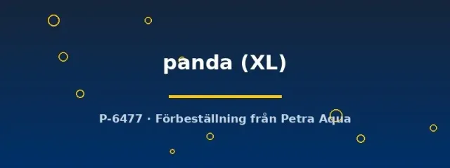 Poecilia reticulata panda guppy hona XL odlad