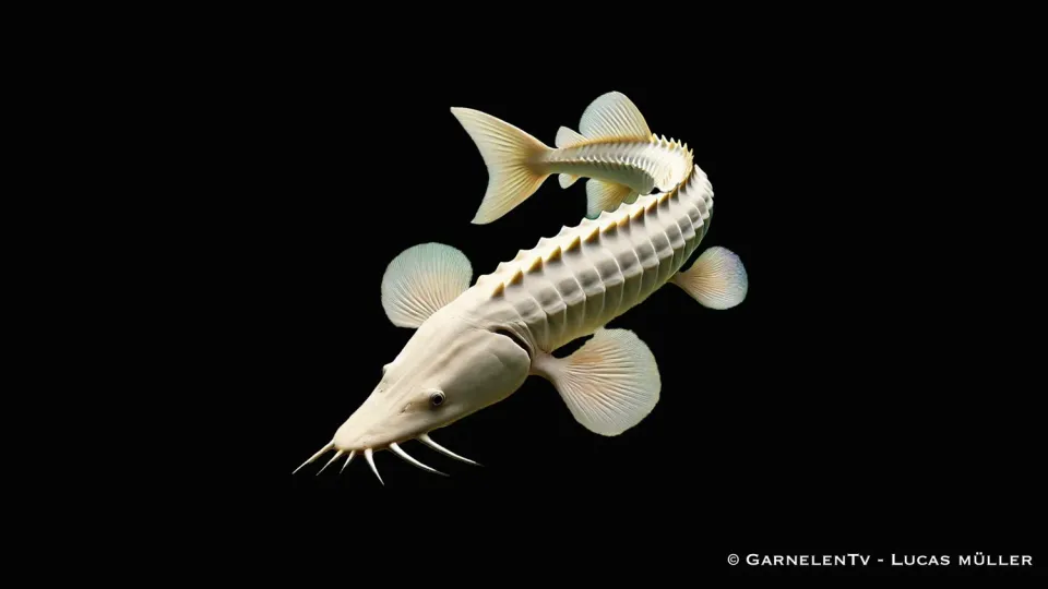 Garnelen TV Acipenser ruthenus stör albino 20-25 cm
