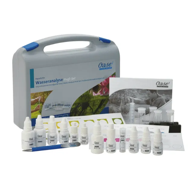 AquaActiv Vattenanalys Profi-Set vattentest 8 värden dropptest