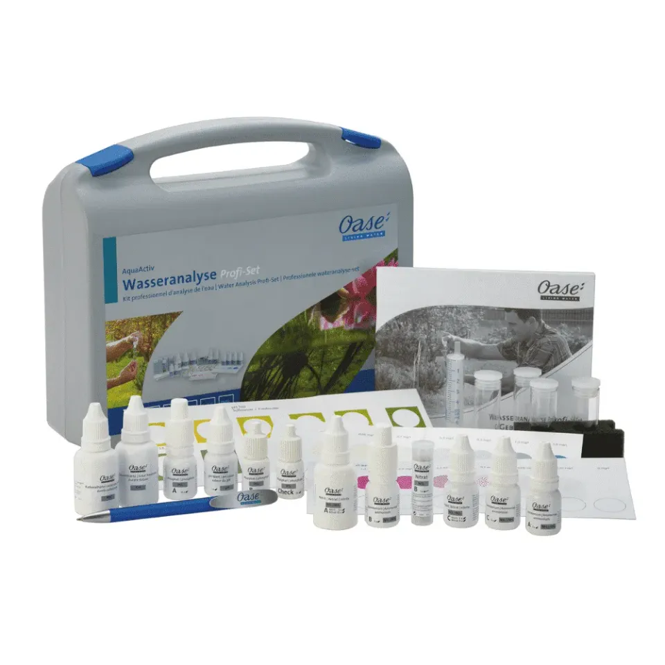 AquaActiv Vattenanalys Profi-Set vattentest 8 värden dropptest