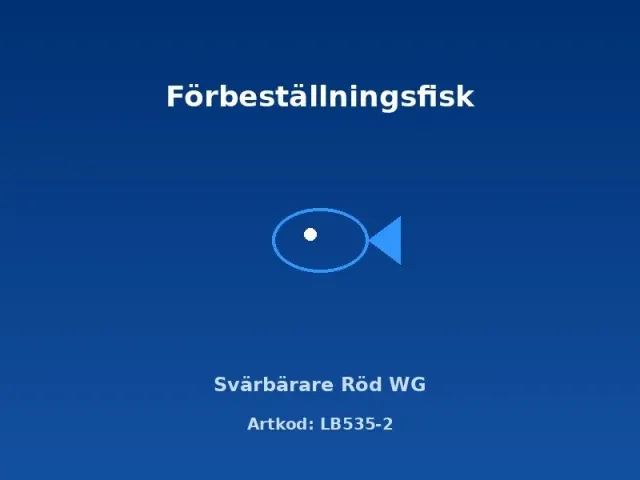 Näsets Ciklidhobby Svärdbärare Röd WG 5 cm akvariefisk röd