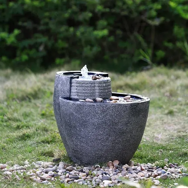 Näsets Ciklidhobby Dekorset PT Kruka vattenfall fontän LED