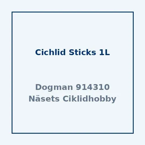 Sera Cichlid Sticks fiskfoder 1 L ciklid