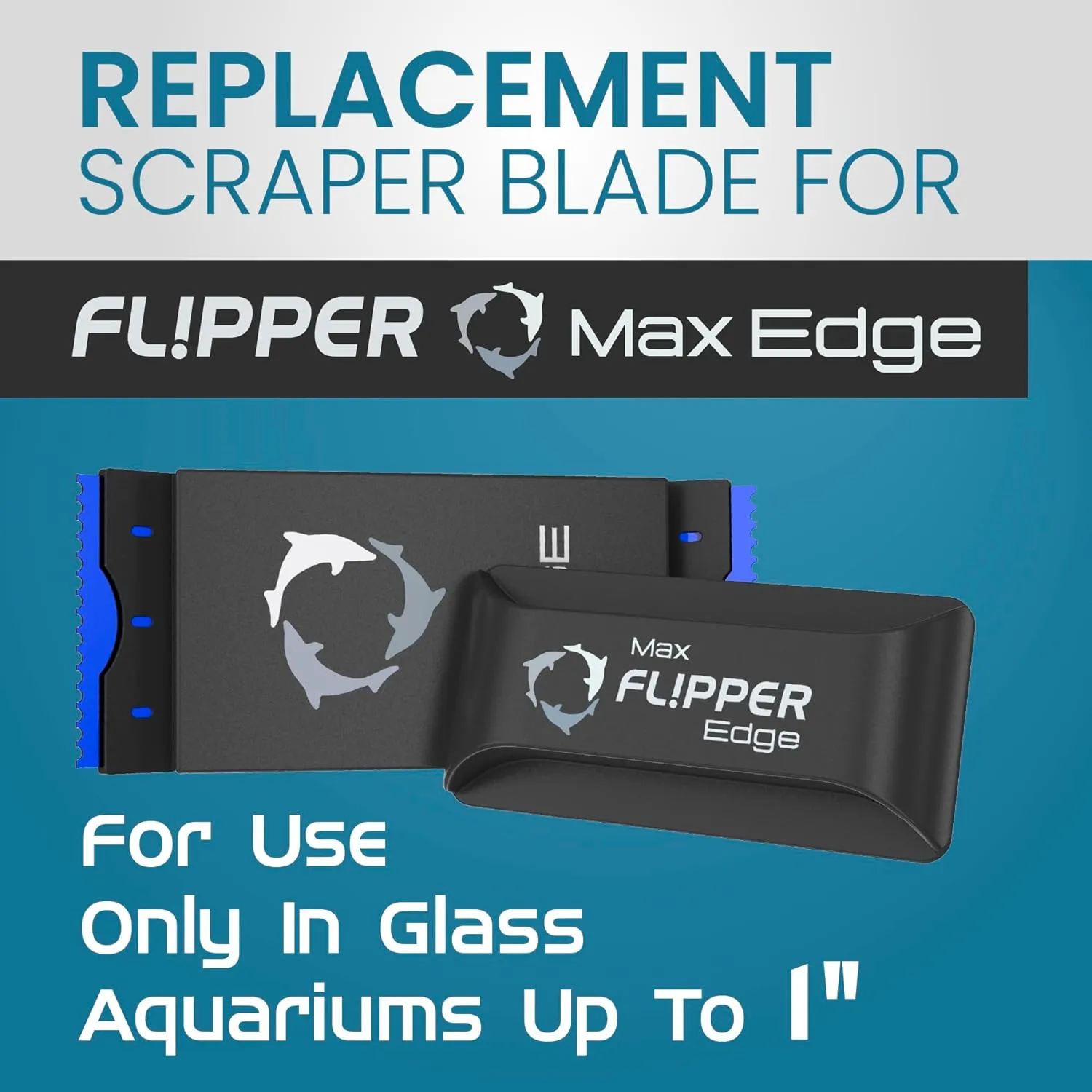 DeepSee Flipper Edge Standard reservblad akryl 10-pack plast