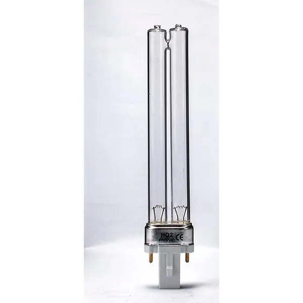 HQ2 UVC utbyteslysrör 9 W PL-S kvartsglas